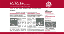 Desktop Screenshot of carea-menschenrechte.de