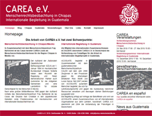 Tablet Screenshot of carea-menschenrechte.de